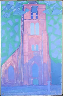 De Stijl Prints: Zeeland Church Tower, 1911