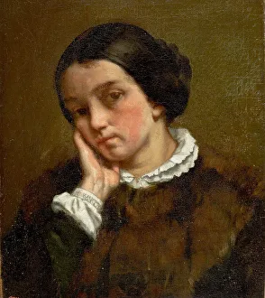 Zélie Courbet, 1847. Creator: Courbet, Gustave (1819-1877)