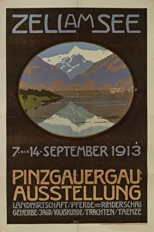 Zell Am See Prints: Zell am See - Pinzgauer Gauausstellung, 1913. Creator: Esterle, Max Ritter von (1870-1947)