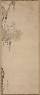 1615 1868 Prints: The Zen Priest Choka, 1600-1640. Creator: Tawaraya S?tatsu (Japanese, died c. 1640)
