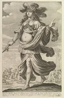 Heroine Gallery: Zénobie, 1647. Creators: Gilles Rousselet, Abraham Bosse