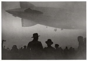 Air Travel Gallery: Zeppelin LZ 126 ascending in fog, c1924-1933 (1933)