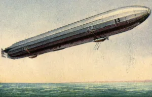 Count Ferdinand Von Prints: Zeppelin LZ 3, 1914, (1932). Creator: Unknown