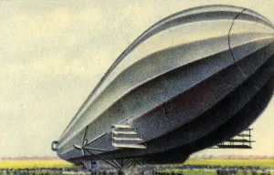 Count Ferdinand Von Prints: Zeppelin LZ 4, 1908, (1932). Creator: Unknown