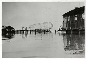 Framework Collection: Zeppelin LZ 6 under construction, Germany, 1909 (1933)