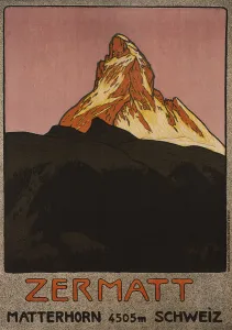 Cardinaux Prints: Zermatt, 1908. Artist: Cardinaux, Emil (1877-1936)