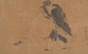 Qing Dynasty Prints: Zhang Guolao and His Magic Mule. Creator: Yin Qi