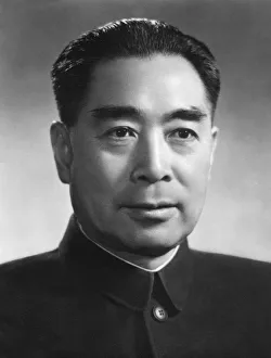 Zhou Enlai, first Premier of the Peoples Republic of China, c1950s(?) Zhou Enlai, first Premier of the Peoples Republic of China, c1950s(?)