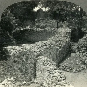 Zimbabwe Prints: The Zimbabwe Ruins near Fort Victoria, Rhodesia, South Africa, c1930s. Creator: Unknown