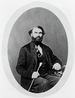 Portrait Photographs 1850 1870 Gmgpc Prints: Zina Hitchcock Benjamin, Frances Benjamin Johnston's maternal grandfather