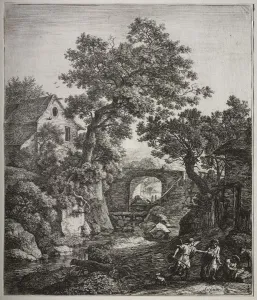 Zipporah circumcising Her Son. Creator: Anthonie Waterloo (Dutch, 1609 / 10-1690)