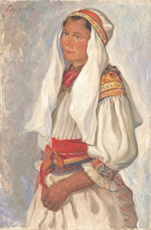 Regret Prints: Zliechov Girl, 1935-1938. Creator: Stefan Polkorab