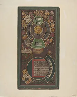Calendar Gallery: Zoar Calendar, c. 1937. Creator: Fritz Boehmer