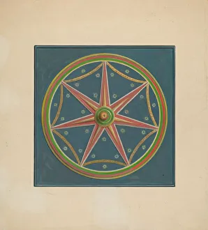 Zoar Ceiling Ornament, c. 1938. Creator: Fritz Boehmer