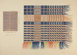 Zoar Coverlet, c. 1939. Creator: Ralph Russell