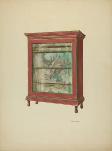 Zoar Cupboard, c. 1939. Creator: Angelo Bulone