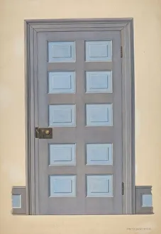 Zoar Door, c. 1938. Creator: Fritz Boehmer
