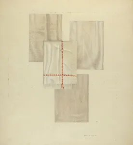 Zoar Linens, 1938. Creator: Jerry Guinta