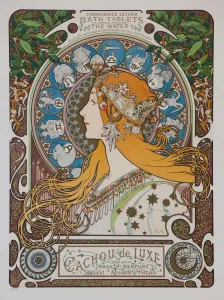 Zodiaque (Zodiac), 1896. Creator: Mucha, Alfons Marie (1860-1939)