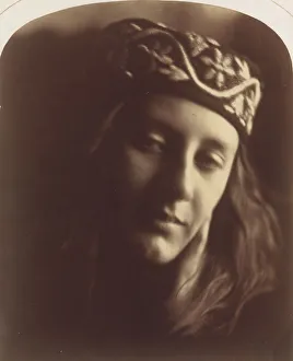 Pre Raphaelite Prints: Zoe, Maid of Athens, 1866. Creator: Julia Margaret Cameron