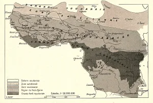 Climate Prints: Zones de vegetation; L'Ouest Africain, 1914. Creator: Unknown
