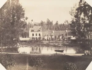 Brussels Belgium Prints: Zoological Garden, 1854-56. Creator: Louis-Pierre-Theophile Dubois de Nehaut