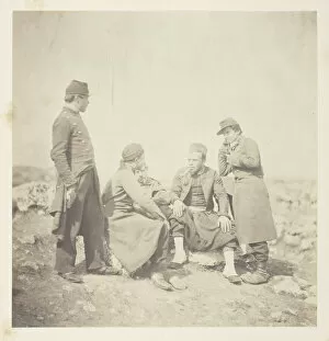 Crimean War Gallery: Zouaves, 1855. Creator: Roger Fenton