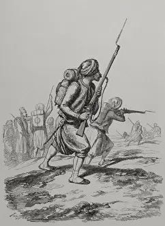 The Zouaves in the Crimea, Crimean War (1853-1856). 1856. Creator: Unknown