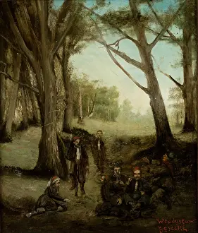 Zouaves Resting, c1863. Creator: Wladyslaw Gasecki