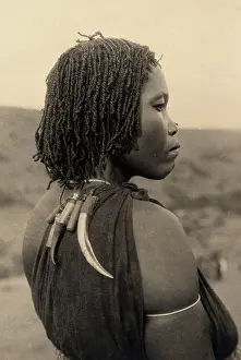 Plait Prints: Zululand, South Africa: a woman witch doctor, c1900. Creator: Unknown