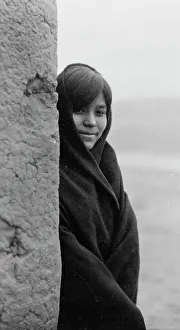 Zuni Prints: Zuni girl, c1903. Creator: Edward Sheriff Curtis