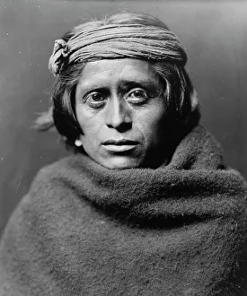 Zuni Prints: A Zuni man, c1903. Creator: Edward Sheriff Curtis