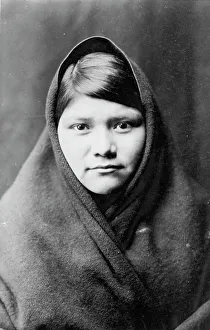 Zuni Prints: Zuni portrait, c1903. Creator: Edward Sheriff Curtis
