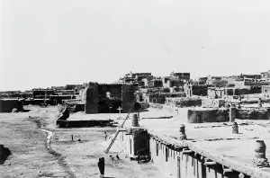 Reservation Prints: Zuni Pueblo, New Mexico, c1927. Creator: Edward Sheriff Curtis
