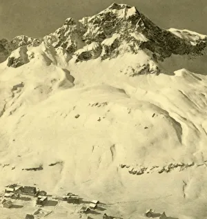 Enormous Prints: Zürs and the Hasenfluh peak, Vorarlberg, Austria, c1935. Creator: Unknown