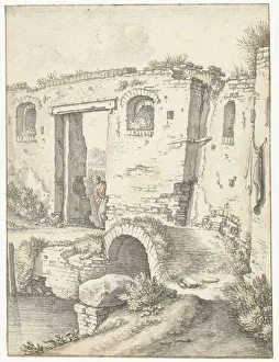 Utrecht Prints: Zwartewaterpoortje in Utrecht, 1674. Creator: Herman Saftleven the Younger