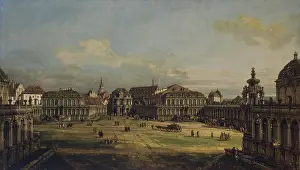 1750s Prints: Zwinger in Dresden, 1752. Creator: Bernardo Bellotto