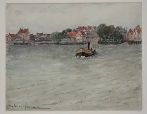 View To Land Prints: Zwyndrecht, 1887. Creator: Carel Nicolaas Storm